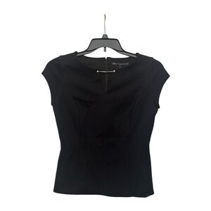 White House Black Market - Cap Sleeve Bodice with Chain